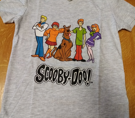 Tričko chlapecké krátký rukáv SCOOBY-DOO šedé 116-140