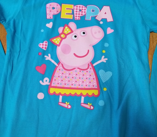 Tričko dívčí dlouhý rukáv PEPPA PIG