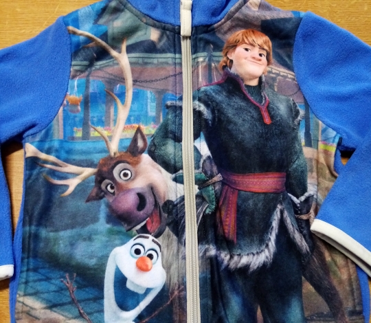 Mikina chlapecká teplá fleese FROZEN - OLAF