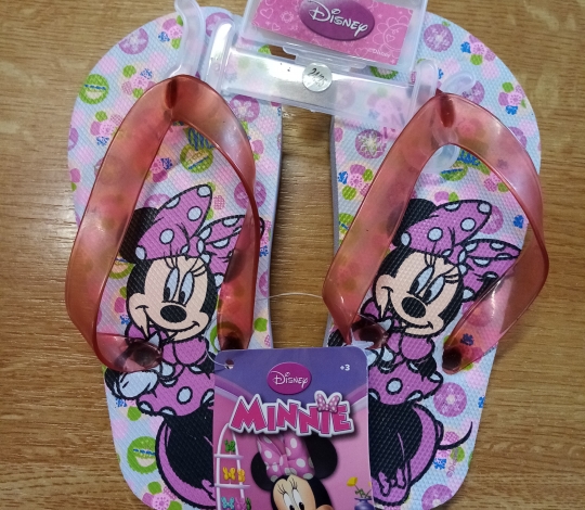 Žabky dívčí MINNIE růžové - 24/25