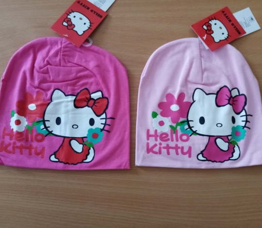 Čepice dívčí jarní HELLO KITTY