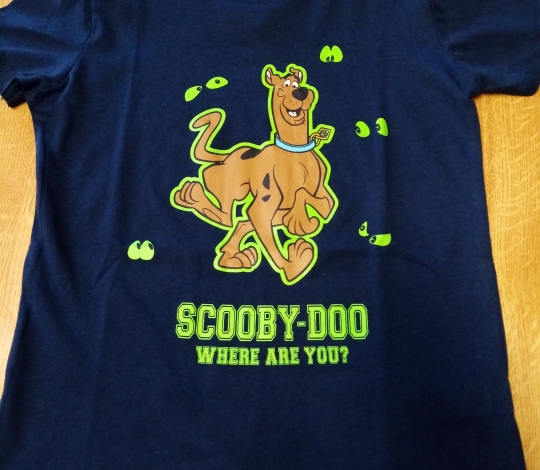 Tričko chlapecké krátký rukáv SCOOBY-DOO tmavě modré 116-140