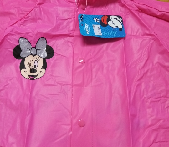 Pláštěnka dívčí růžová MINNIE