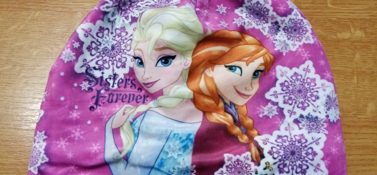 Čepice dívčí zimní FROZEN s kožešinou