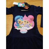 Šaty dívčí dlouhý rukáv SHIMMER AND SHINE