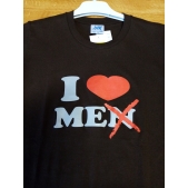 Tričko dámské krátký rukáv I LOVE MEN