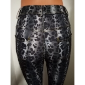 Kalhoty dámské elastické zvířecí vzor - vel. XL/2XL
